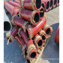 Wear-resistant pipe fittings 90 degree elbow